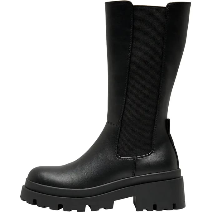 Only Laarzen - ONLDOJA-5 PU LONG BOOT - NOOS - EU36 tot EU41 - voor Vrouwen - zwart