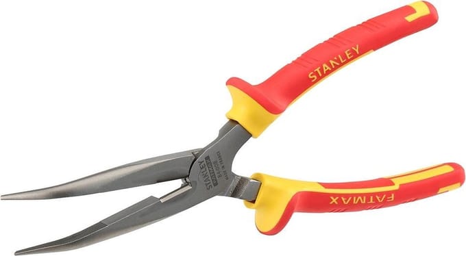 Stanley VDE 1000 V Gebogen Telefoontang 200mm