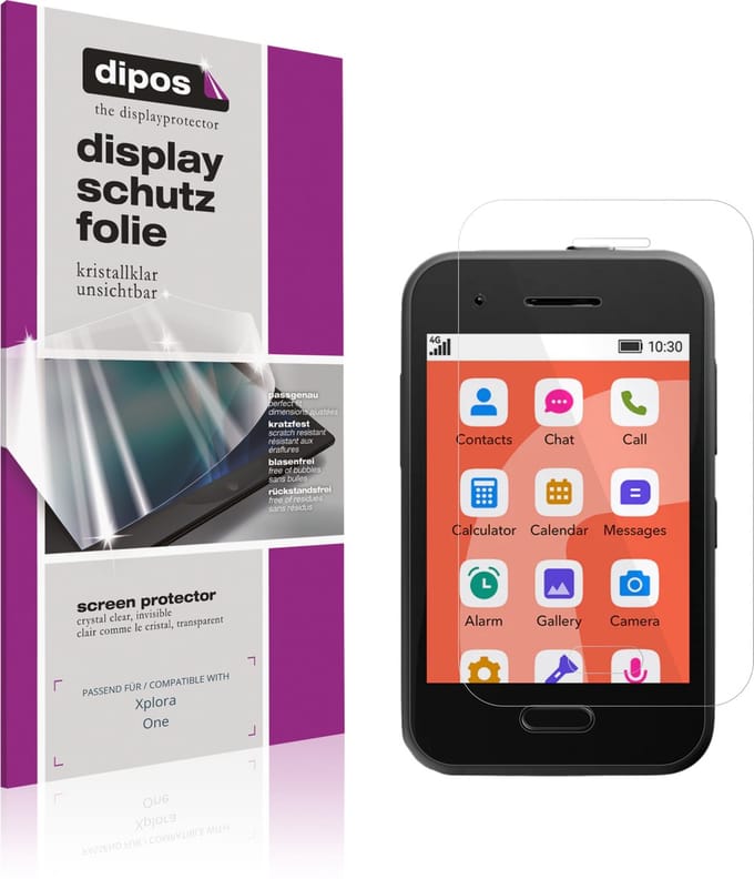 dipos – 4x Beschermfolie geschikt voor Xplora One | Krasbestendige & heldere Screenprotector Ultra-Thin
