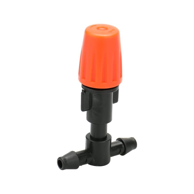 Lot de 20 buses de pulvérisation réglables en plastique de petite taille pour arroseurs de refroidissement d'eau de jardin black