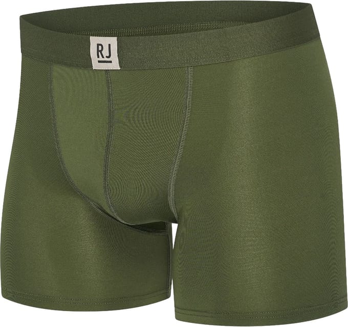 RJ Pure Color Heren Boxershort Donkergroen XL