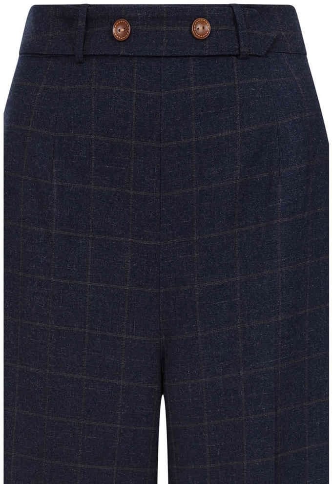 Banned - Bonnie Wijde broek - XL - Donkerblauw