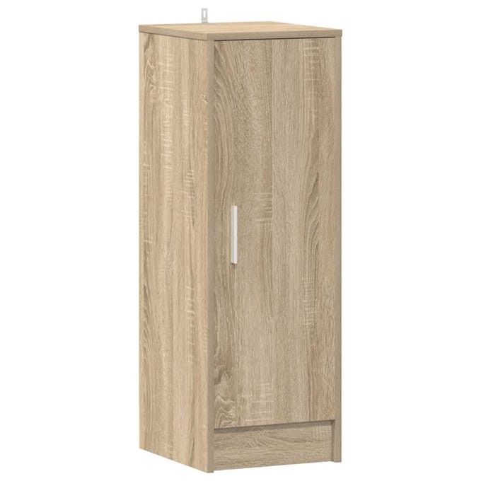 vidaXL - Schoenenkast - 32x35x92 - cm - bewerkt - hout - sonoma - eikenkleurig