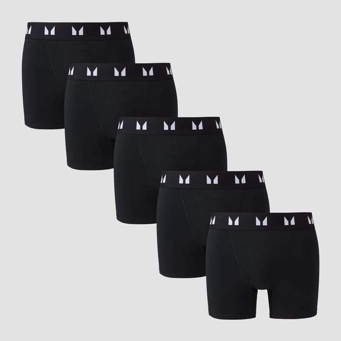 MP boxershorts voor heren (5 stuks) - Zwart - XXS