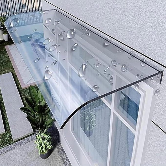 Transparante Deur- en Raamluifel van Polycarbonaat - Weerbestendige Overkapping voor Buiten