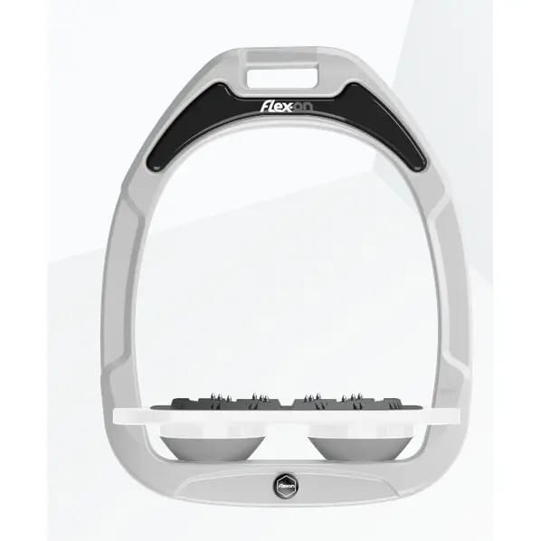 Vlakke Ultra Grip Beugels Wit/Wit/Grijs Flex-On Green Composite