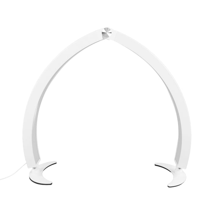 LED Halve Maan Lamp 40W 28in 10 Helderheidsniveaus 7 Kleuraanpassing Dimbare Halve Maan Nagelbureaulamp EU PLUG