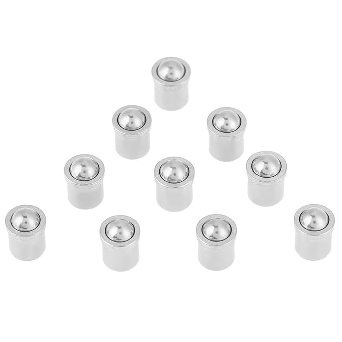 10 stuks 304 Roestvrij Staal Push Fit Kogelveer Plunjer 5mm*6mm Lichaam
