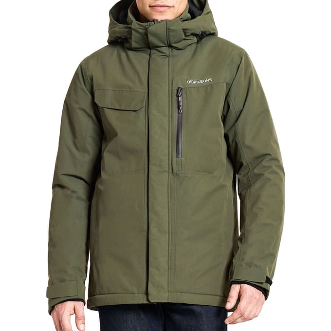 Didriksons STEFAN USX JKT Heren Outdoorjas - Deep Green