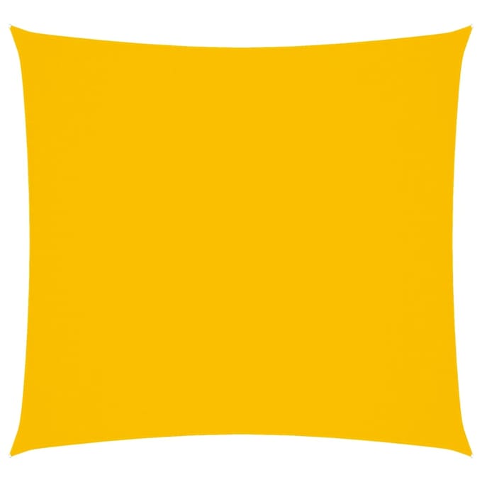 vidaXL - Zonnescherm - vierkant - 7x7 - m - oxford - stof - geel