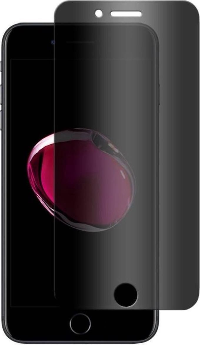 Geschikt voor iPhone 6/ 7/ 8 Privacy Screenprotector - 6/ 7/ 8 Privacy Screen protector Tempered Beschermglas