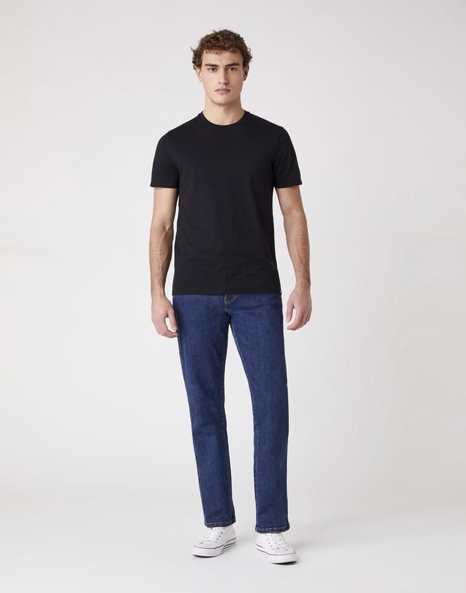 Wrangler Maat S 2PACK TEE CREWNECK - BLACK + WHITE - Mannen
