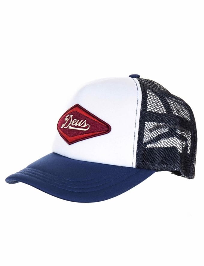 DEUS Diamond trucker cap - navy
