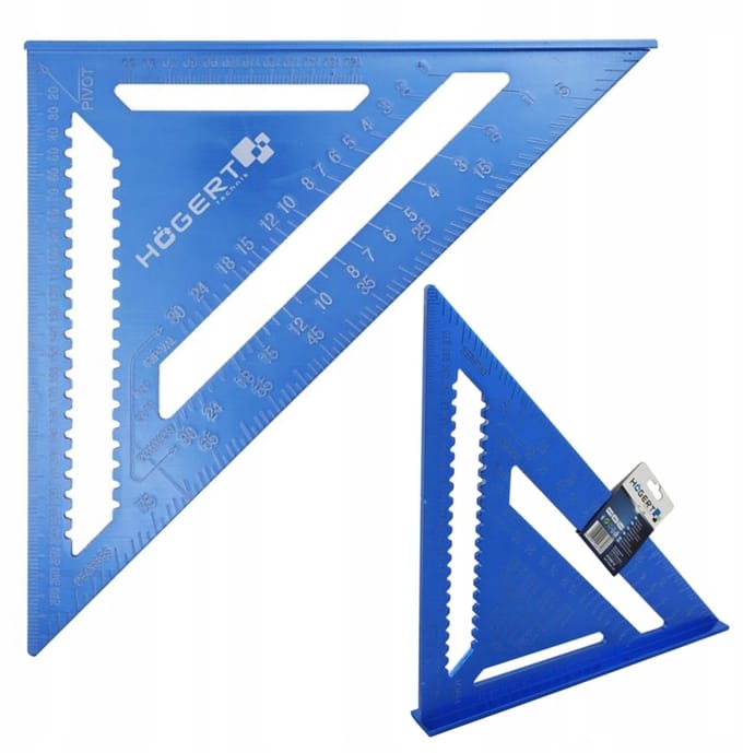 Högert HT4M214 Serie - Aluminium Timmermanshaak - 300mm - Metische en Inch Schalen