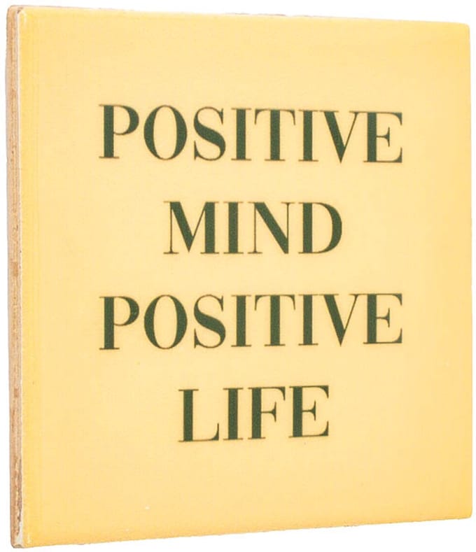 HomeBound by KY | Tegeltje - Positive minds | tegeltje | 10,5x10,5x0,5cm