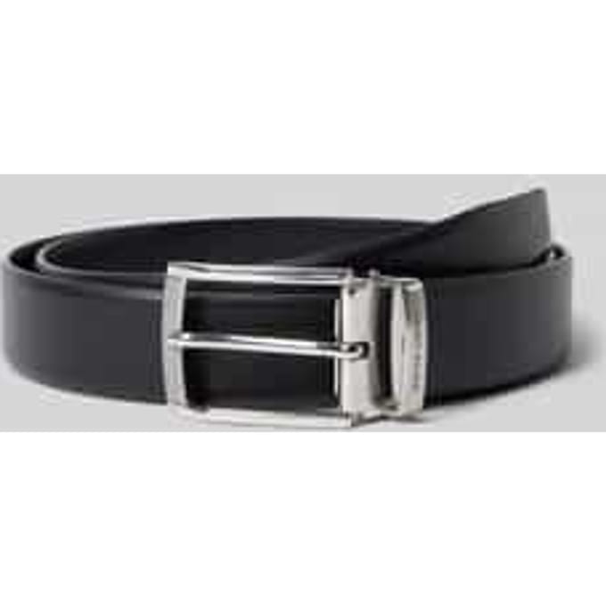 PIERRE CARDIN leren heren riem - zwart