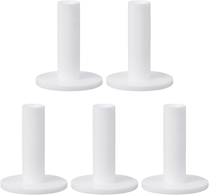 Golf Tees - Oefen Tees - Golf Oefenen - Buigzaam Rubber - 7.5 cm - Wit