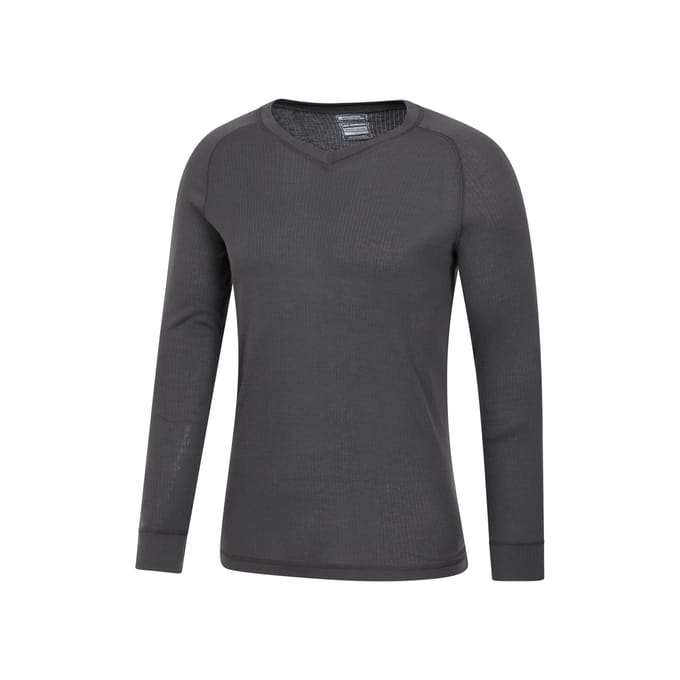 Mountain Warehouse Heren Talus V Hals Thermo Top (Grijs)