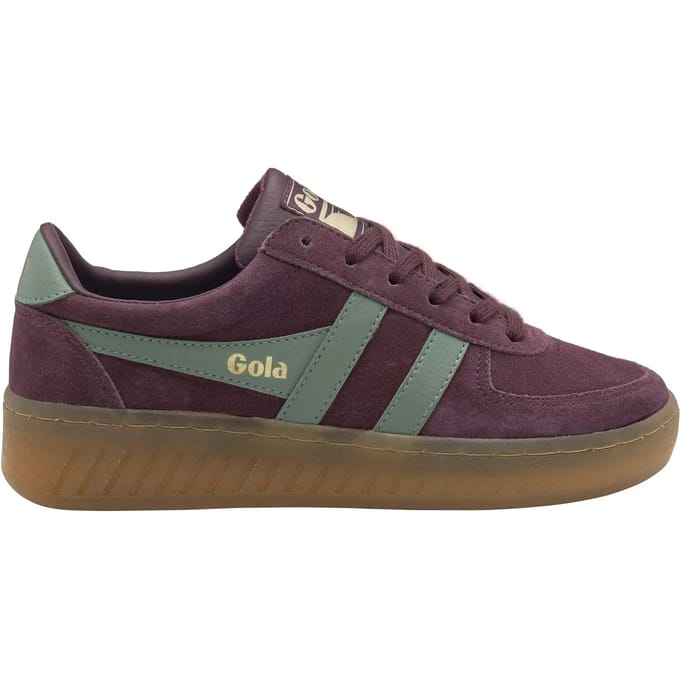 Gola Grandslam Suede - Damessneaker - Windsor-Wine-Green-Mist-Gum