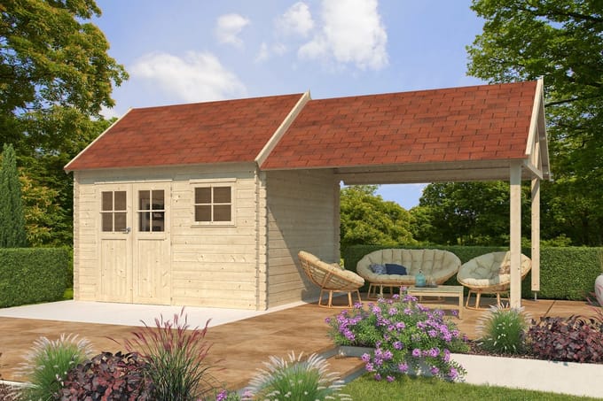Woodlands Blokhut Coventry XL 720 x 320 cm