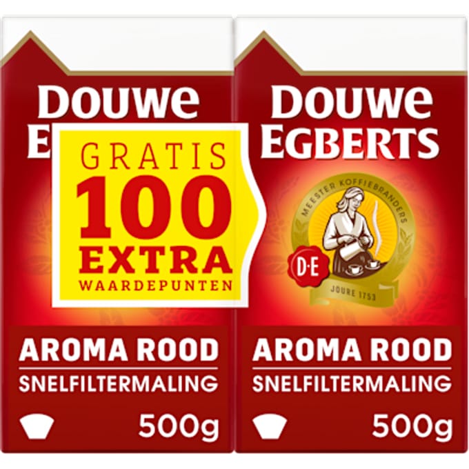 Douwe Egberts Quick Filter Aroma Rood Koffie - 1000 g