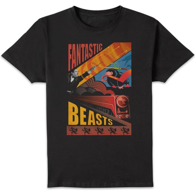 Fantastic Beasts Photographic Unisex T-Shirt - Black - L