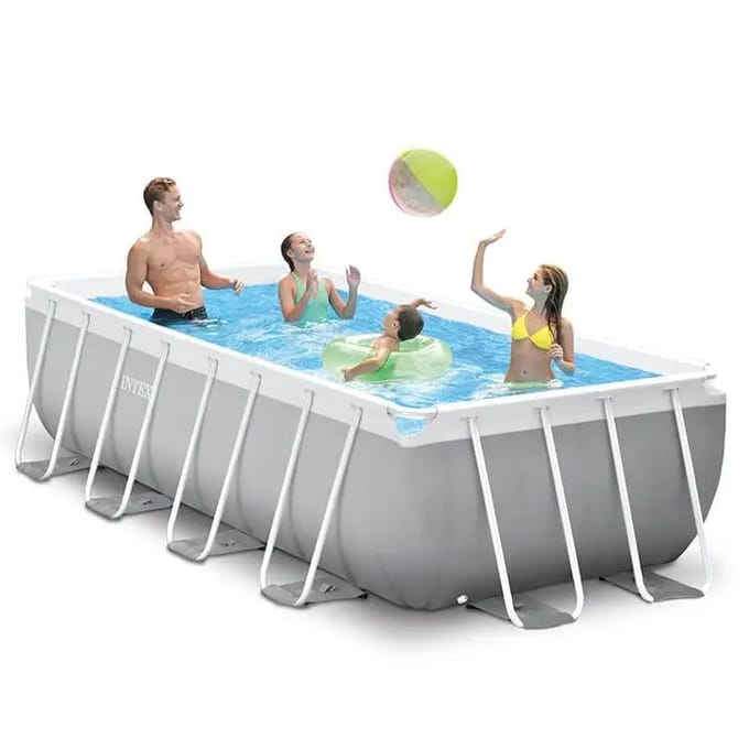 Intex Prism Frame Rechthoekig Opzetzwembad Set - 400 x 200 x 100 cm - Met filterpomp