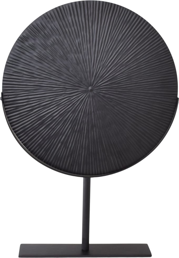 LOFT42 Burst Ornament op voet - Zwart Metaal Ø36cm