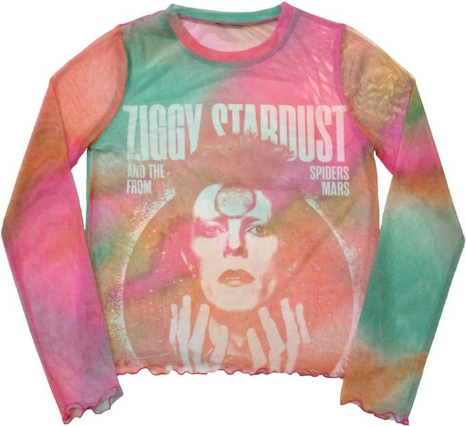 David Bowie - Ziggy V2 Longsleeve top - M - Multicolours