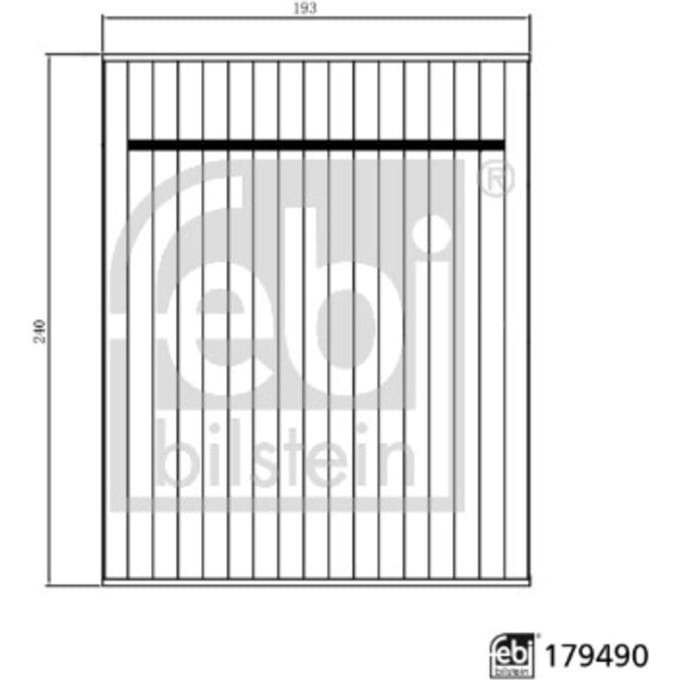 Filterset, interieurfilter FEBI BILSTEIN 179490