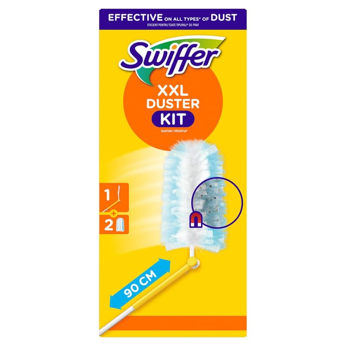 Swiffer Duster Plumeauset XXL - 1 Handvat + 2 Navullingen