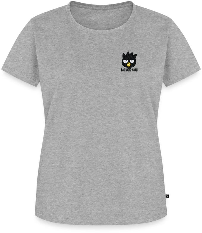 Bad Badtz-Maru Geborduurd Portret Premium T Shirt Dames