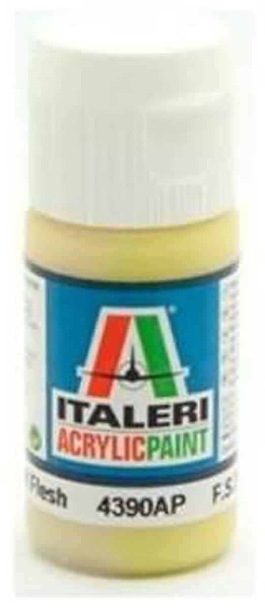 Italeri 4390ap - Flat Light Flesh - Modelbouwverf Acryl