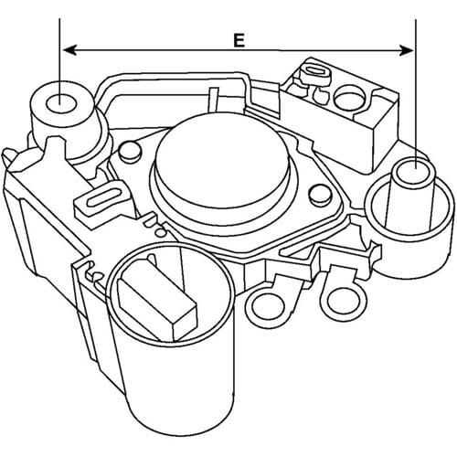 Generatorregelaar HC-CARGO F 032 236 563