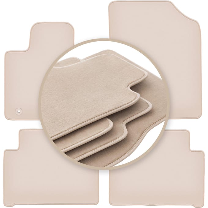 PREMIUM beige vloermatten voor: Kia Sorento IV SUV 2020-