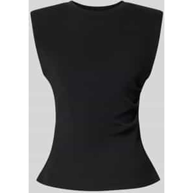 Blouse met gelegde plooien model 'Pina'