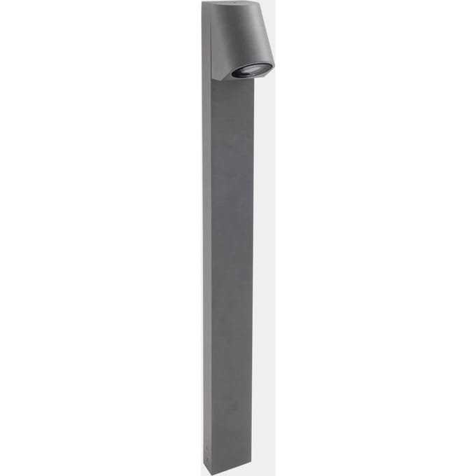 LEDS-C4 Eko Tuinpadverlichting, grijs, hoogte 80 cm, aluminium