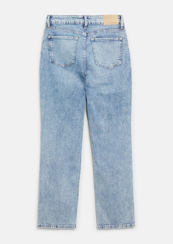 straight fit jeans van katoenmix model 'KAROLIN'