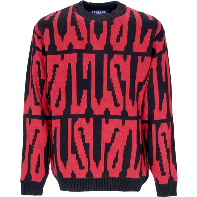 Digi Sweater Herentrui Zwart/rood