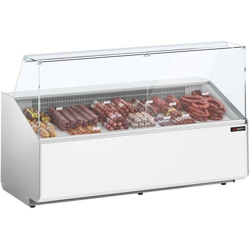 GGM Gastro Kühltheke - 2500mm - Frontblende Weiß