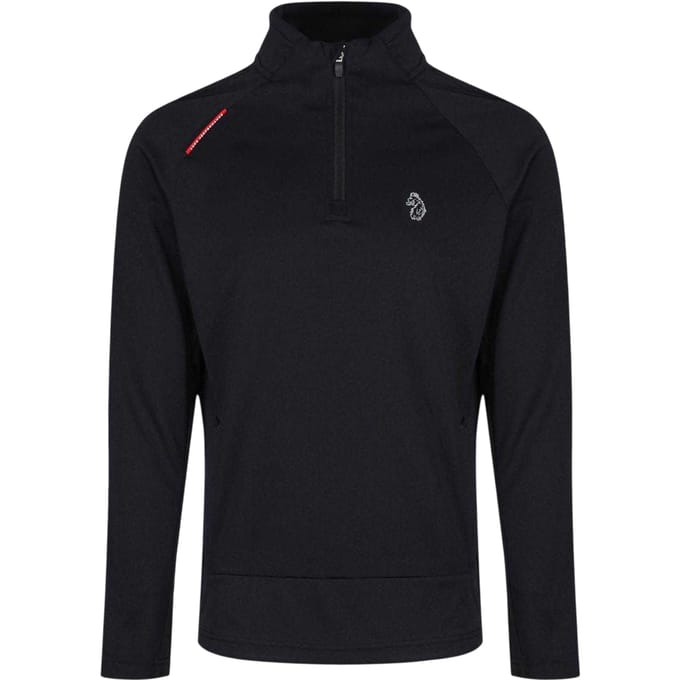 Luke Heren Overhead Funnel Neck Sweatshirt (Zwart)
