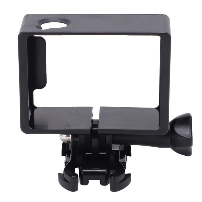 SJCAM SJ5000 Action Camera Beschermende Behuizing Zijframe Mount met Basis Lange Schroeven gray