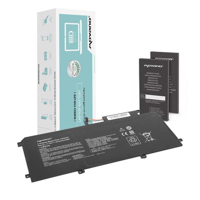 Movano - Bateria - Voor Asus Zenbook - Hoge Capaciteit - Li-Ion