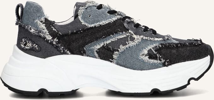 Omoda Tokio Sneakers Dames - Leren Sneaker - Grijs - Maat 37