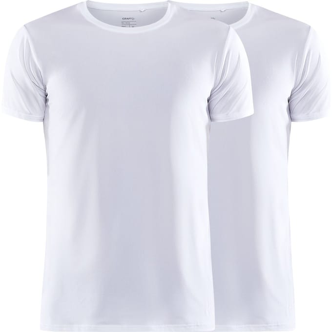 CRAFT CORE DRY TEE MULTI 2-PACK M Heren Thermoshirt - Wit