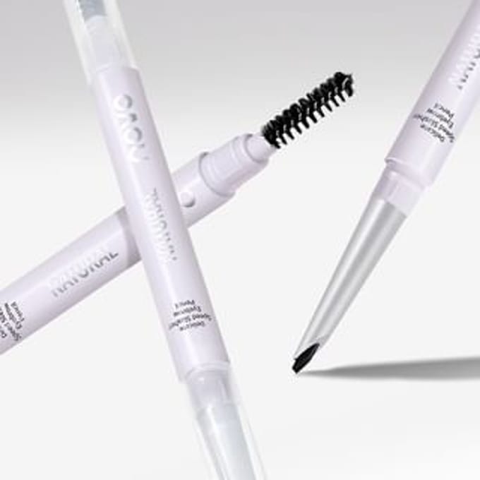 NOVO - Delicate Eyebrow Pencil - 4 Colors 02# Milk Tea Brown - 150mg