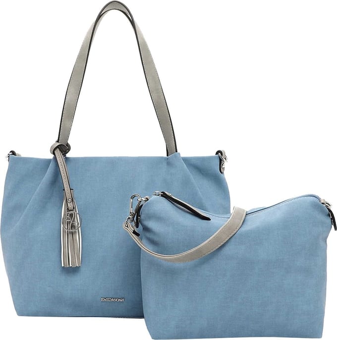 Emily & Noah Elke Bag in Bag Shopper M Smokeblue