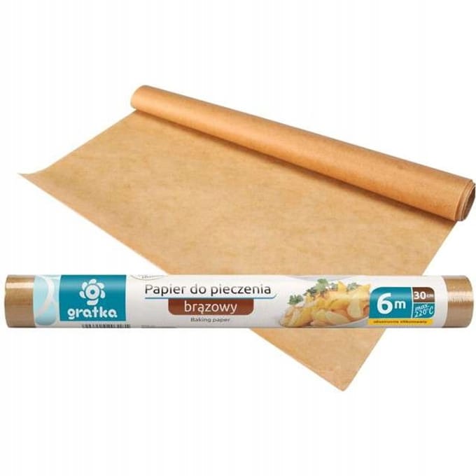 Ravi Bakpapier Bruin 6m x 30cm - Antibak- & Hittebestendig