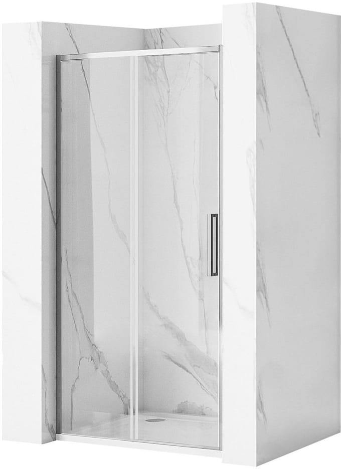 Rea Rapid Slide - Douchedeur - Chroom - 150 - 2,5X151X195Cm