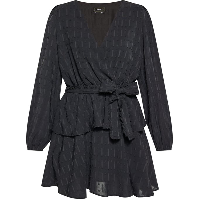 Faina Jurk Dames zwart
